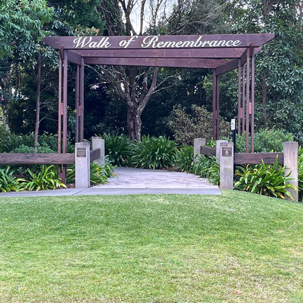 Maleny Anzac day includes a srrvice at the walk of Rememberance